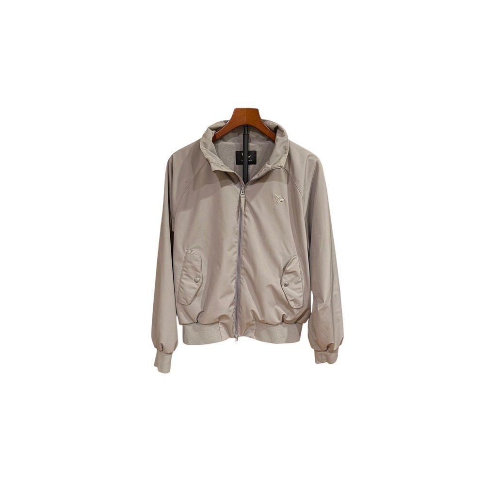 Mark Gonzales (what it isnt) Angel Logo Fleece Lined Windbreaker Jacket Grey S